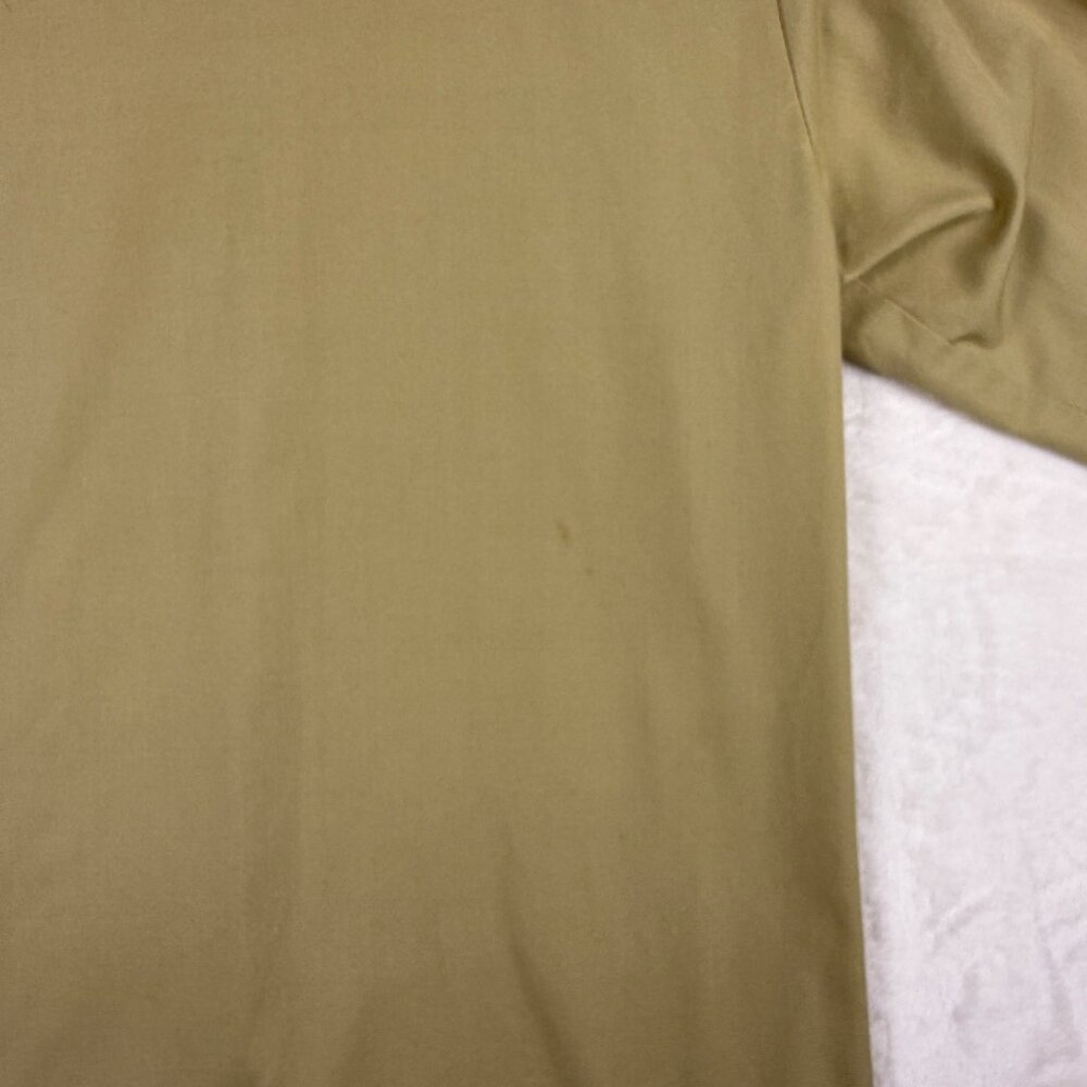 Boy Scouts Button Shirt Tan Uniform Long Sleeve Scoutcore Y2K Youth Large 14-16 - Picture 9 of 10